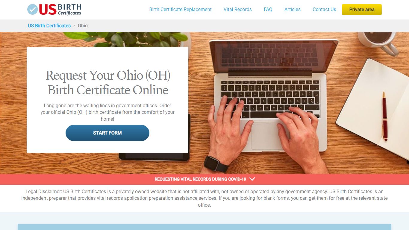 Ohio (OH) Birth Certificate Online - US Birth Certificates